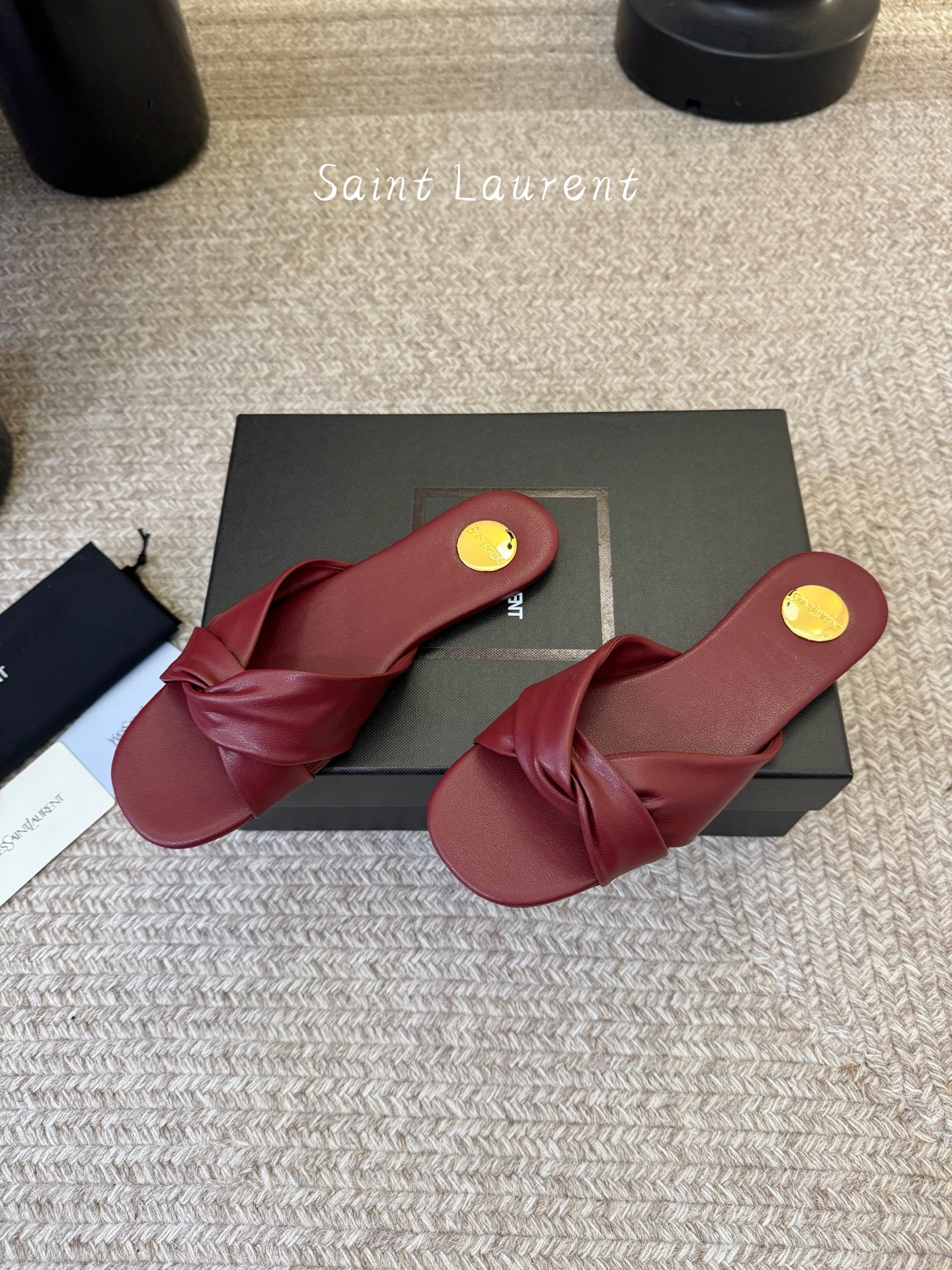 Saint Laurent / 圣罗兰Lee方头交叉拖 YSL姐姐的美丽尤物高跟鞋 又是人间圣罗兰 Ro
