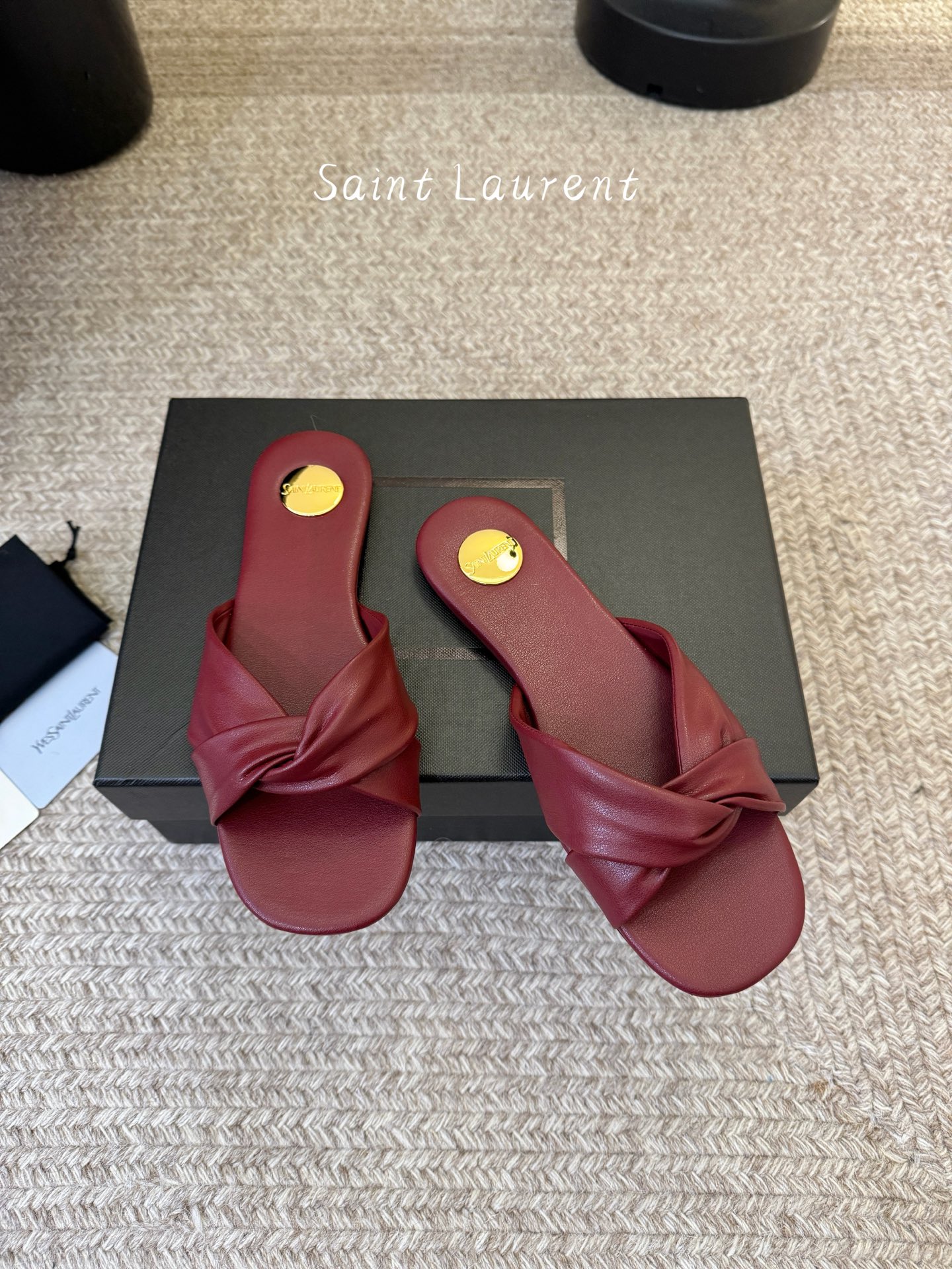 Saint Laurent / 圣罗兰Lee方头交叉拖 YSL姐姐的美丽尤物高跟鞋 又是人间圣罗兰 Ro