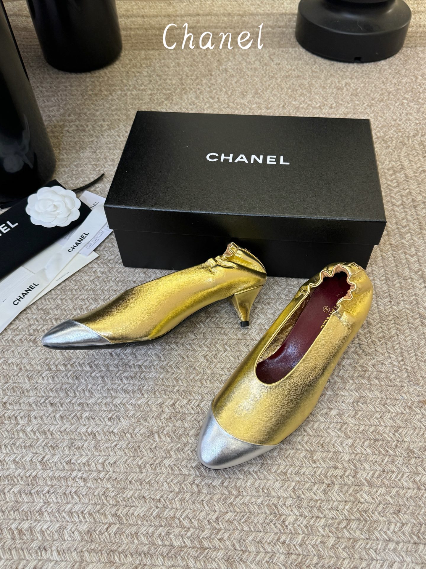 CHANE*2026香奈早春爆品小跟鞋妥妥的自留款！！比经典款Slingback舒服太多啦！每个颜色上脚