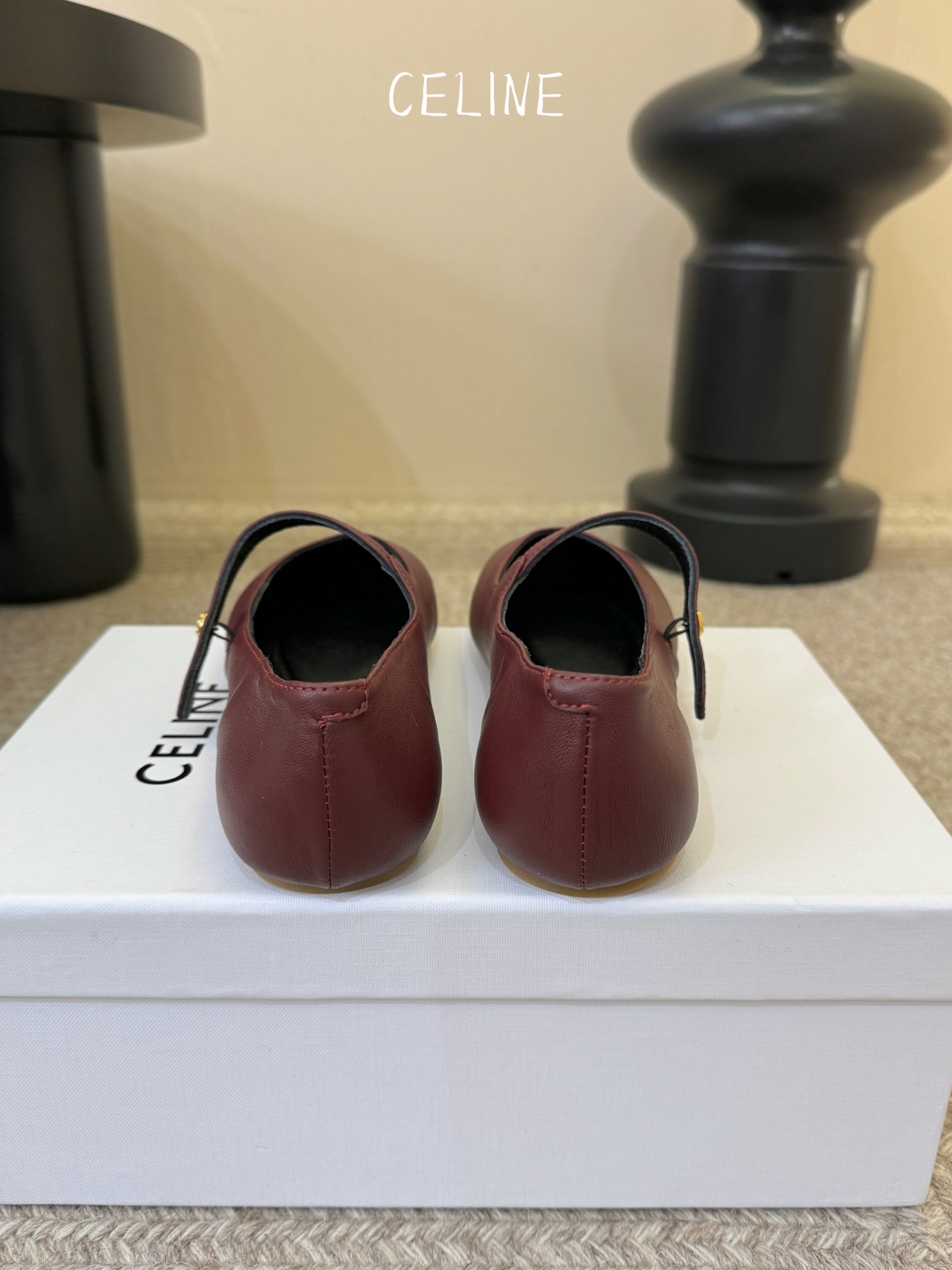 Celine CELINE*赛琳新款玛丽珍平底乐福鞋单鞋