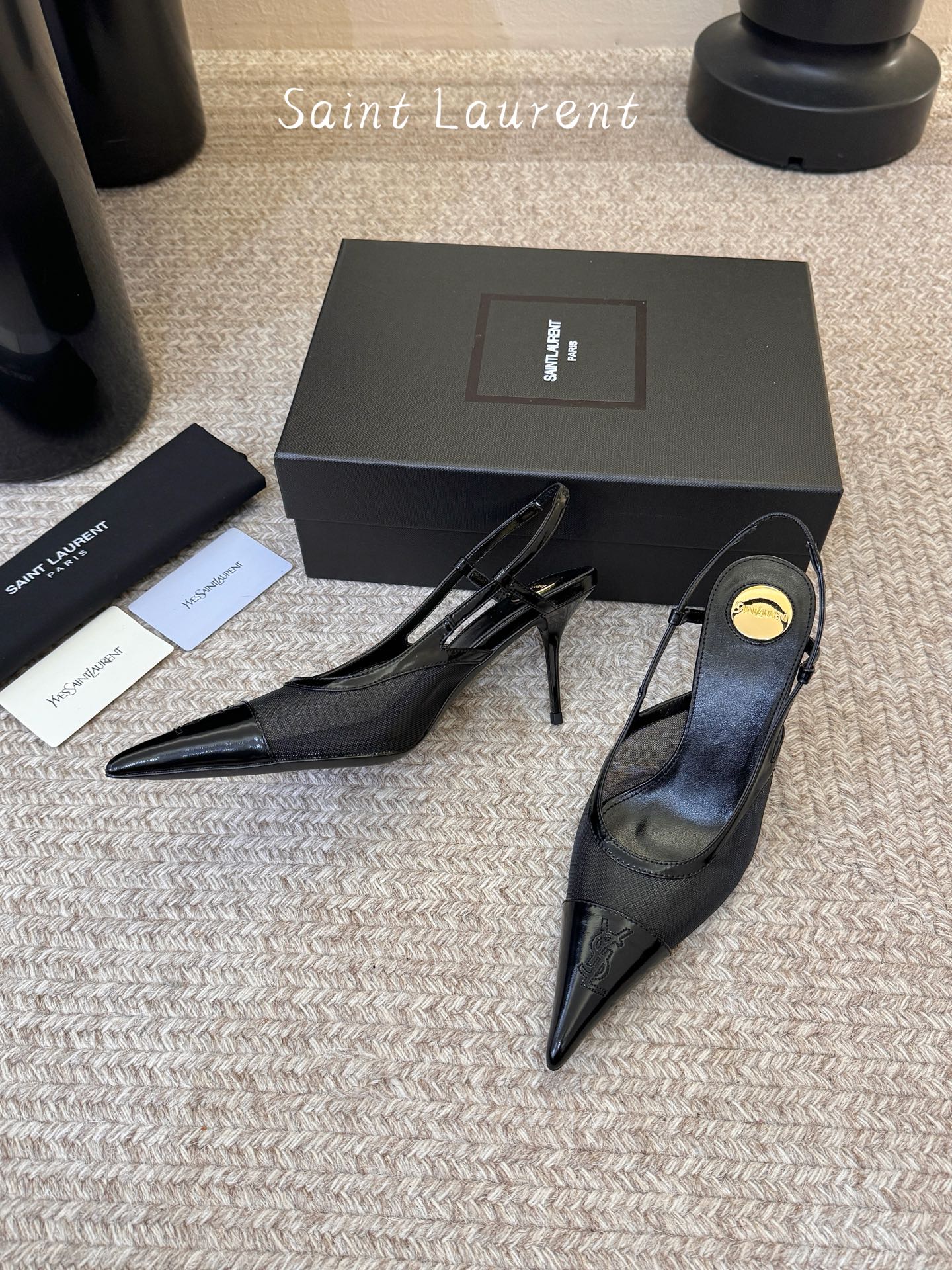 7.5cm Saint Laurent巴黎秀场同步更新豹纹小猫跟真的太好看啦Saint Laurent 