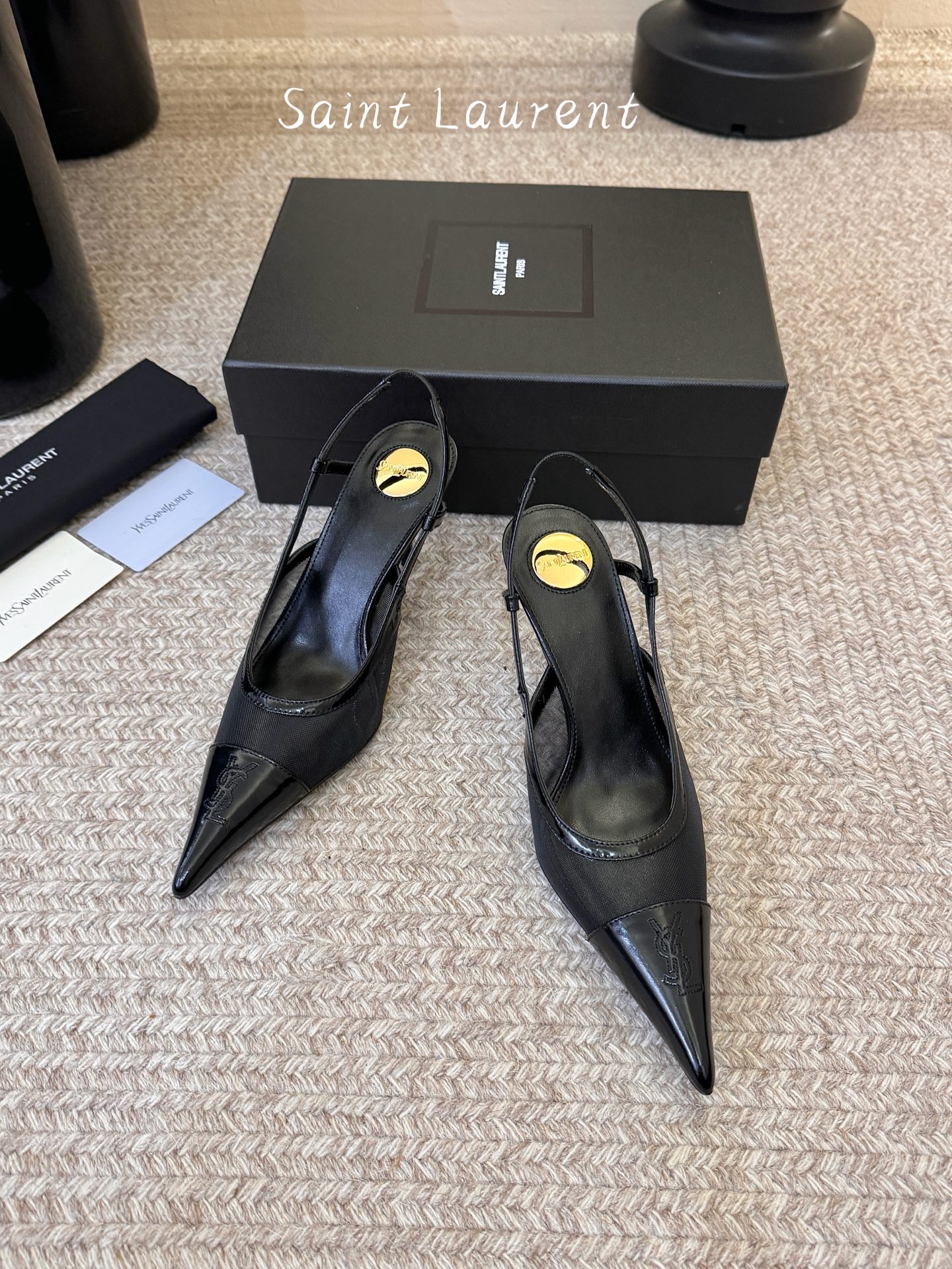 7.5cm Saint Laurent巴黎秀场同步更新豹纹小猫跟真的太好看啦Saint Laurent 