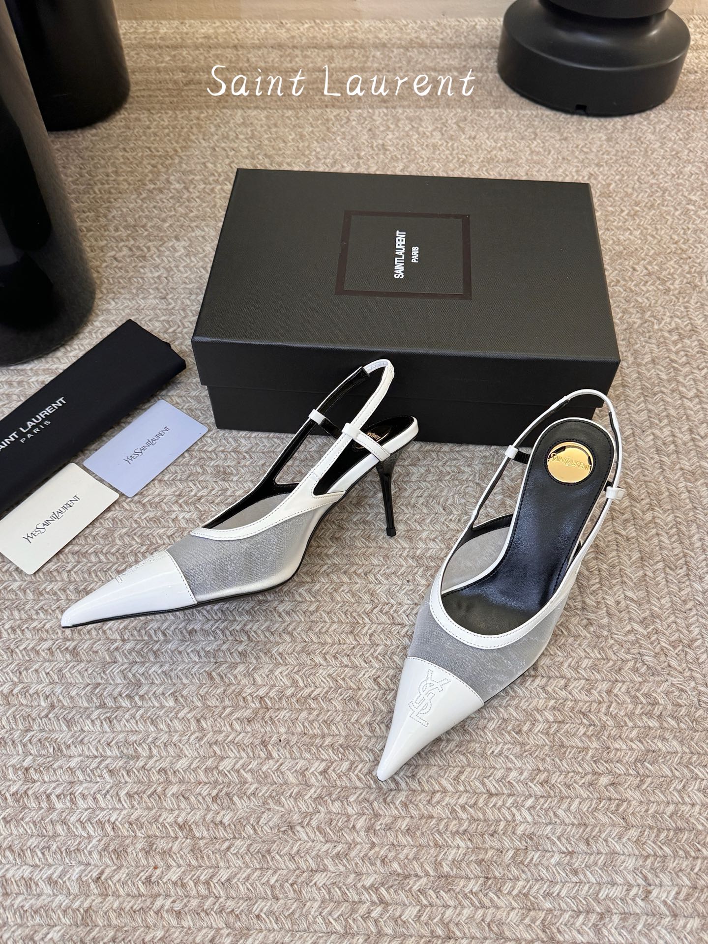 7.5cm Saint Laurent巴黎秀场同步更新豹纹小猫跟真的太好看啦Saint Laurent 