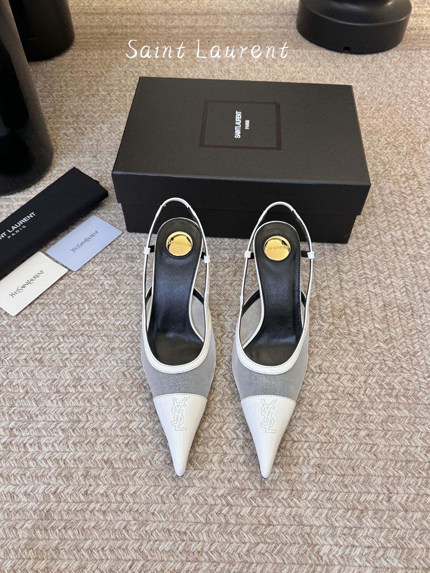 7.5cm Saint Laurent巴黎秀场同步更新豹纹小猫跟真的太好看啦Saint Laurent 