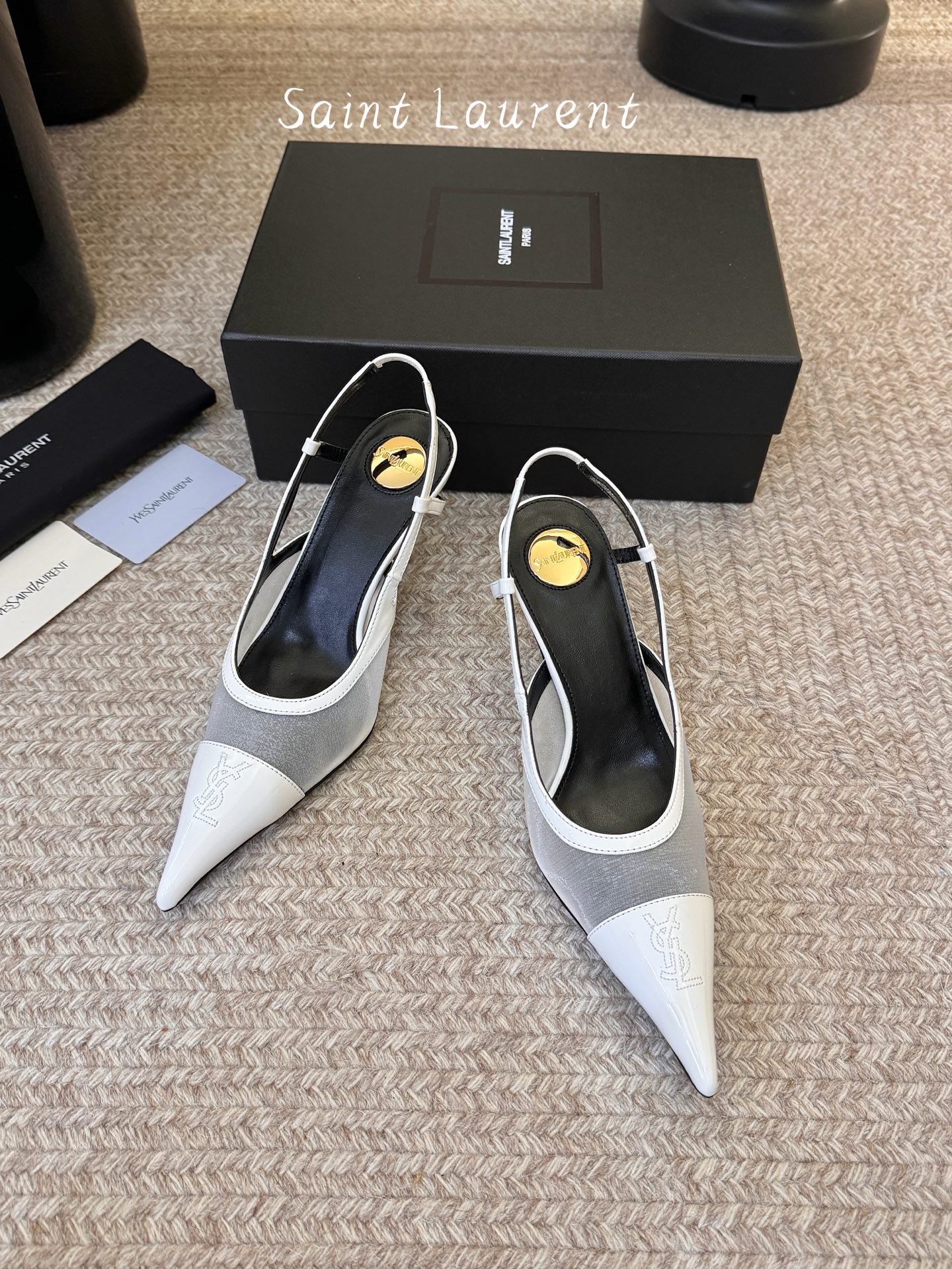 7.5cm Saint Laurent巴黎秀场同步更新豹纹小猫跟真的太好看啦Saint Laurent 