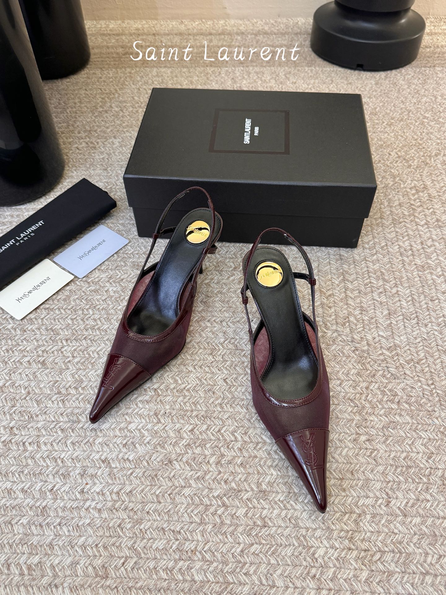 7.5cm Saint Laurent巴黎秀场同步更新豹纹小猫跟真的太好看啦Saint Laurent 