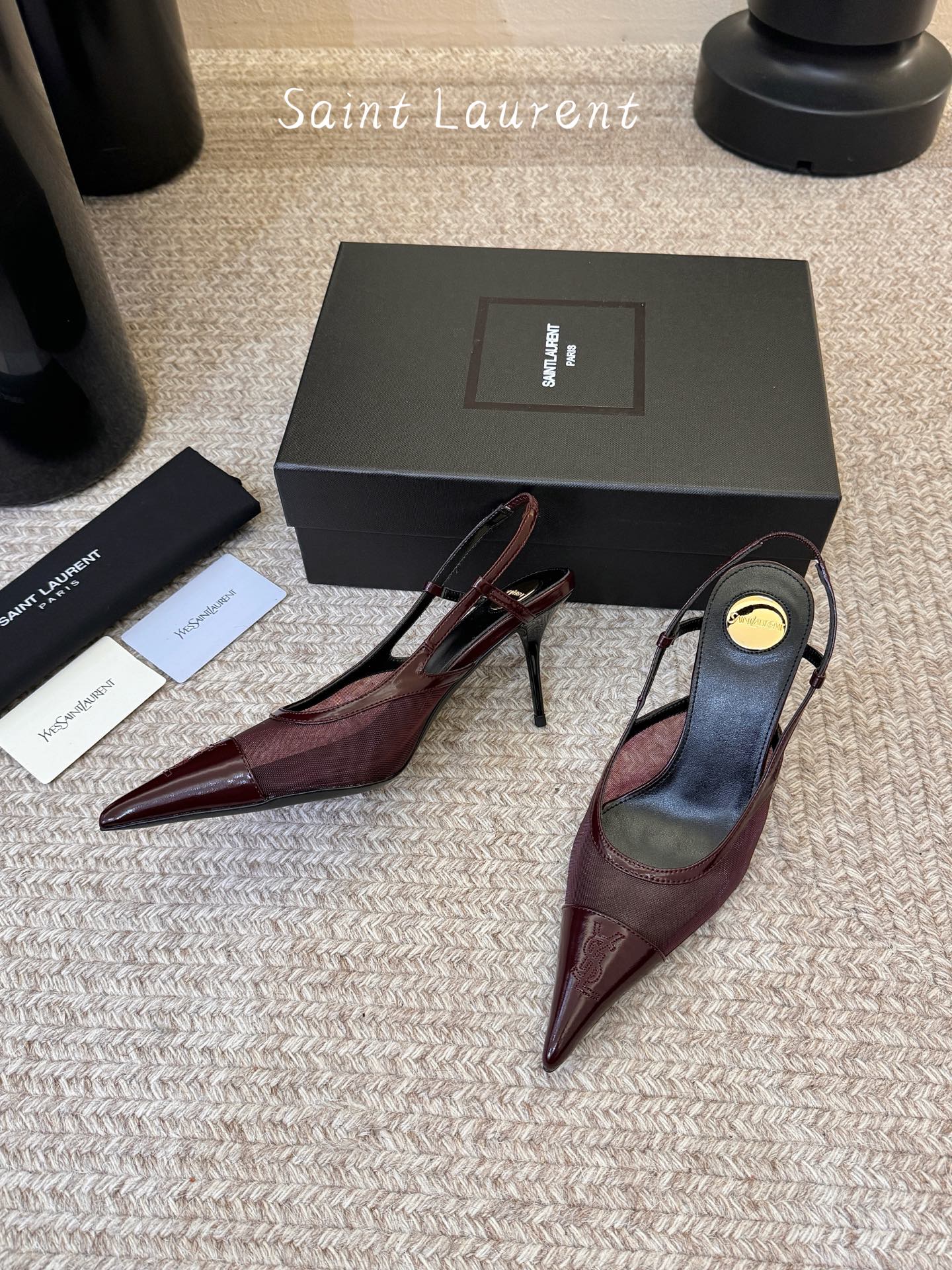 7.5cm Saint Laurent巴黎秀场同步更新豹纹小猫跟真的太好看啦Saint Laurent 
