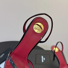 Saint Laurent / YSL圣罗兰金属字母logo高跟凉鞋YSL姐姐的美丽尤物高跟鞋 又是人间 Saint Laurent / YSL圣罗兰金属字母logo高跟凉鞋YSL姐姐的美丽尤物高跟鞋 又是人间
