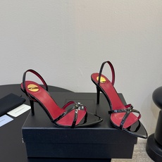 Saint Laurent / YSL圣罗兰金属字母logo高跟凉鞋YSL姐姐的美丽尤物高跟鞋 又是人间 Saint Laurent / YSL圣罗兰金属字母logo高跟凉鞋YSL姐姐的美丽尤物高跟鞋 又是人间