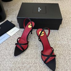 Saint Laurent / YSL圣罗兰金属字母logo高跟凉鞋YSL姐姐的美丽尤物高跟鞋 又是人间 Saint Laurent / YSL圣罗兰金属字母logo高跟凉鞋YSL姐姐的美丽尤物高跟鞋 又是人间