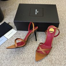Saint Laurent / YSL圣罗兰金属字母logo高跟凉鞋YSL姐姐的美丽尤物高跟鞋 又是人间 Saint Laurent / YSL圣罗兰金属字母logo高跟凉鞋YSL姐姐的美丽尤物高跟鞋 又是人间