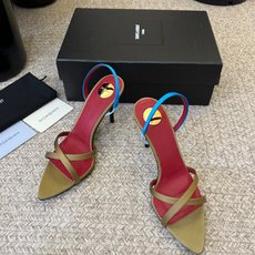 Saint Laurent / YSL圣罗兰金属字母logo高跟凉鞋YSL姐姐的美丽尤物高跟鞋 又是人间 Saint Laurent / YSL圣罗兰金属字母logo高跟凉鞋YSL姐姐的美丽尤物高跟鞋 又是人间