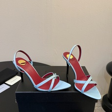 Saint Laurent / YSL圣罗兰金属字母logo高跟凉鞋YSL姐姐的美丽尤物高跟鞋 又是人间 Saint Laurent / YSL圣罗兰金属字母logo高跟凉鞋YSL姐姐的美丽尤物高跟鞋 又是人间