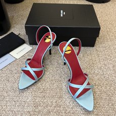 Saint Laurent / YSL圣罗兰金属字母logo高跟凉鞋YSL姐姐的美丽尤物高跟鞋 又是人间 Saint Laurent / YSL圣罗兰金属字母logo高跟凉鞋YSL姐姐的美丽尤物高跟鞋 又是人间