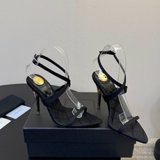 Saint Laurent / YSL圣罗兰金属字母logo高跟凉鞋YSL姐姐的美丽尤物高跟鞋 又是人间 Saint Laurent / YSL圣罗兰金属字母logo高跟凉鞋YSL姐姐的美丽尤物高跟鞋 又是人间