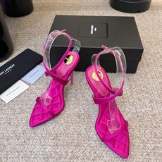 Saint Laurent / YSL圣罗兰金属字母logo高跟凉鞋YSL姐姐的美丽尤物高跟鞋 又是人间 Saint Laurent / YSL圣罗兰金属字母logo高跟凉鞋YSL姐姐的美丽尤物高跟鞋 又是人间