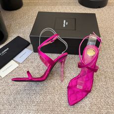 Saint Laurent / YSL圣罗兰金属字母logo高跟凉鞋YSL姐姐的美丽尤物高跟鞋 又是人间 Saint Laurent / YSL圣罗兰金属字母logo高跟凉鞋YSL姐姐的美丽尤物高跟鞋 又是人间