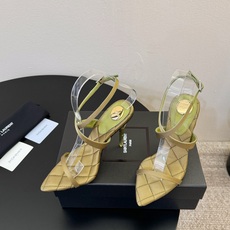 Saint Laurent / YSL圣罗兰金属字母logo高跟凉鞋YSL姐姐的美丽尤物高跟鞋 又是人间 Saint Laurent / YSL圣罗兰金属字母logo高跟凉鞋YSL姐姐的美丽尤物高跟鞋 又是人间
