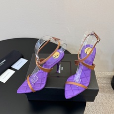 Saint Laurent / YSL圣罗兰金属字母logo高跟凉鞋YSL姐姐的美丽尤物高跟鞋 又是人间 Saint Laurent / YSL圣罗兰金属字母logo高跟凉鞋YSL姐姐的美丽尤物高跟鞋 又是人间