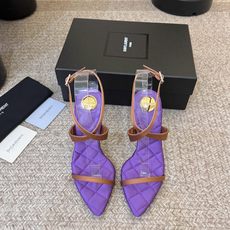 Saint Laurent / YSL圣罗兰金属字母logo高跟凉鞋YSL姐姐的美丽尤物高跟鞋 又是人间 Saint Laurent / YSL圣罗兰金属字母logo高跟凉鞋YSL姐姐的美丽尤物高跟鞋 又是人间