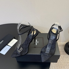 Saint Laurent / YSL圣罗兰金属字母logo高跟凉鞋YSL姐姐的美丽尤物高跟鞋 又是人间 Saint Laurent / YSL圣罗兰金属字母logo高跟凉鞋YSL姐姐的美丽尤物高跟鞋 又是人间