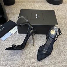 Saint Laurent / YSL圣罗兰金属字母logo高跟凉鞋YSL姐姐的美丽尤物高跟鞋 又是人间 Saint Laurent / YSL圣罗兰金属字母logo高跟凉鞋YSL姐姐的美丽尤物高跟鞋 又是人间