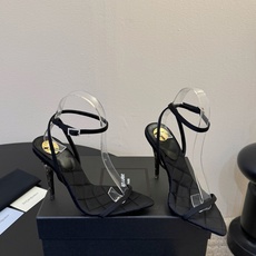 Saint Laurent / YSL圣罗兰金属字母logo高跟凉鞋YSL姐姐的美丽尤物高跟鞋 又是人间 Saint Laurent / YSL圣罗兰金属字母logo高跟凉鞋YSL姐姐的美丽尤物高跟鞋 又是人间
