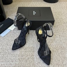 Saint Laurent / YSL圣罗兰金属字母logo高跟凉鞋YSL姐姐的美丽尤物高跟鞋 又是人间 Saint Laurent / YSL圣罗兰金属字母logo高跟凉鞋YSL姐姐的美丽尤物高跟鞋 又是人间