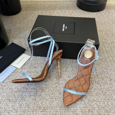 Saint Laurent / YSL圣罗兰金属字母logo高跟凉鞋YSL姐姐的美丽尤物高跟鞋 又是人间 Saint Laurent / YSL圣罗兰金属字母logo高跟凉鞋YSL姐姐的美丽尤物高跟鞋 又是人间