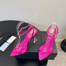 Saint Laurent / YSL圣罗兰金属字母logo高跟凉鞋YSL姐姐的美丽尤物高跟鞋 又是人间 Saint Laurent / YSL圣罗兰金属字母logo高跟凉鞋YSL姐姐的美丽尤物高跟鞋 又是人间