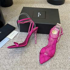Saint Laurent / YSL圣罗兰金属字母logo高跟凉鞋YSL姐姐的美丽尤物高跟鞋 又是人间 Saint Laurent / YSL圣罗兰金属字母logo高跟凉鞋YSL姐姐的美丽尤物高跟鞋 又是人间