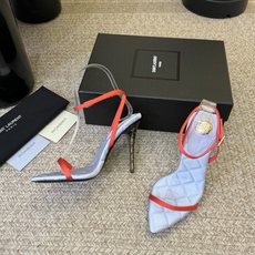 Saint Laurent / YSL圣罗兰金属字母logo高跟凉鞋YSL姐姐的美丽尤物高跟鞋 又是人间 Saint Laurent / YSL圣罗兰金属字母logo高跟凉鞋YSL姐姐的美丽尤物高跟鞋 又是人间