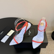 Saint Laurent / YSL圣罗兰金属字母logo高跟凉鞋YSL姐姐的美丽尤物高跟鞋 又是人间 Saint Laurent / YSL圣罗兰金属字母logo高跟凉鞋YSL姐姐的美丽尤物高跟鞋 又是人间
