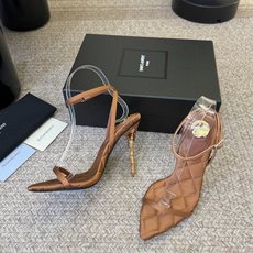 Saint Laurent / YSL圣罗兰金属字母logo高跟凉鞋YSL姐姐的美丽尤物高跟鞋 又是人间 Saint Laurent / YSL圣罗兰金属字母logo高跟凉鞋YSL姐姐的美丽尤物高跟鞋 又是人间