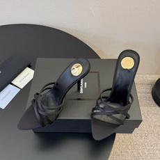 Saint Laurent / YSL圣罗兰金属字母logo高跟凉鞋YSL姐姐的美丽尤物高跟鞋 又是人间 Saint Laurent / YSL圣罗兰金属字母logo高跟凉鞋YSL姐姐的美丽尤物高跟鞋 又是人间