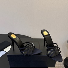 Saint Laurent / YSL圣罗兰金属字母logo高跟凉鞋YSL姐姐的美丽尤物高跟鞋 又是人间 Saint Laurent / YSL圣罗兰金属字母logo高跟凉鞋YSL姐姐的美丽尤物高跟鞋 又是人间