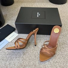 Saint Laurent / YSL圣罗兰金属字母logo高跟凉鞋YSL姐姐的美丽尤物高跟鞋 又是人间 Saint Laurent / YSL圣罗兰金属字母logo高跟凉鞋YSL姐姐的美丽尤物高跟鞋 又是人间