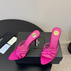 Saint Laurent / YSL圣罗兰金属字母logo高跟凉鞋YSL姐姐的美丽尤物高跟鞋 又是人间 Saint Laurent / YSL圣罗兰金属字母logo高跟凉鞋YSL姐姐的美丽尤物高跟鞋 又是人间