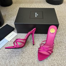 Saint Laurent / YSL圣罗兰金属字母logo高跟凉鞋YSL姐姐的美丽尤物高跟鞋 又是人间 Saint Laurent / YSL圣罗兰金属字母logo高跟凉鞋YSL姐姐的美丽尤物高跟鞋 又是人间