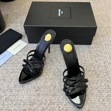 Saint Laurent / YSL圣罗兰金属字母logo高跟凉鞋YSL姐姐的美丽尤物高跟鞋 又是人间 Saint Laurent / YSL圣罗兰金属字母logo高跟凉鞋YSL姐姐的美丽尤物高跟鞋 又是人间
