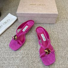 Jimmy Cho*夏日辣妹出街封神款,焦糖棕vs紫蘭花色,一双比一双懂夏天!3.5cm猫跟走路零负担, Jimmy Cho*夏日辣妹出街封神款,焦糖棕vs紫蘭花色,一双比一双懂夏天!3.5cm猫跟走路零负担,