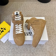 Isabel Marant/伊莎贝尔2026春夏新款经典复古内增高冲孔系带高帮休闲鞋!超级有高级感上脚超 Isabel Marant/伊莎贝尔2026春夏新款经典复古内增高冲孔系带高帮休闲鞋!超级有高级感上脚超