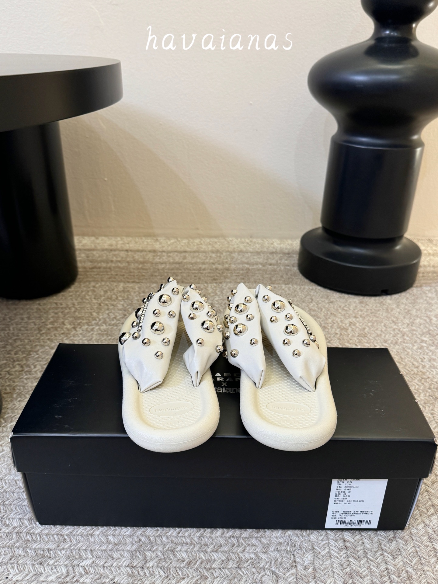 Isabel Marant ✖️ Havaianas 联名款人字拖 码数35-39，40定制
