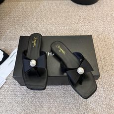 Chanel26SS新款蝴蝶结夹脚凉拖双C夹脚凉拖|春夏穿搭神器经典双C元素+极简夹脚设计,高级感拉满, Chanel26SS新款蝴蝶结夹脚凉拖双C夹脚凉拖|春夏穿搭神器经典双C元素+极简夹脚设计,高级感拉满,