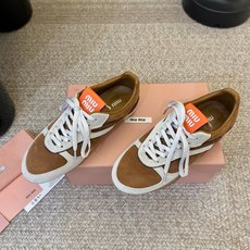 MiuMiu缪缪最新走秀款复古德训鞋 MiuMiu缪缪最新走秀款复古德训鞋