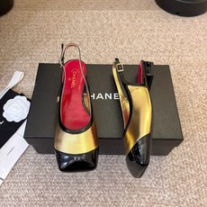 Chane*26ss夏季新款方头高跟凉鞋 自带优雅复古感的拼色T字带高跟凉鞋,利落的尖头剪裁搭配经典的黑白拼色鞋头,T字 Chane*26ss夏季新款方头高跟凉鞋 自带优雅复古感的拼色T字带高跟凉鞋,利落的尖头剪裁搭配经典的黑白拼色鞋头,T字