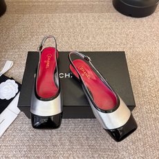 Chane*26ss夏季新款方头高跟凉鞋 自带优雅复古感的拼色T字带高跟凉鞋,利落的尖头剪裁搭配经典的黑白拼色鞋头,T字 Chane*26ss夏季新款方头高跟凉鞋 自带优雅复古感的拼色T字带高跟凉鞋,利落的尖头剪裁搭配经典的黑白拼色鞋头,T字