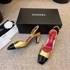 Chane*26ss夏季新款方头高跟单鞋 自带优雅复古感的拼色T字带高跟凉鞋,利落的尖头剪裁搭配经典的黑白拼色鞋头,T字 Chane*26ss夏季新款方头高跟单鞋 自带优雅复古感的拼色T字带高跟凉鞋,利落的尖头剪裁搭配经典的黑白拼色鞋头,T字