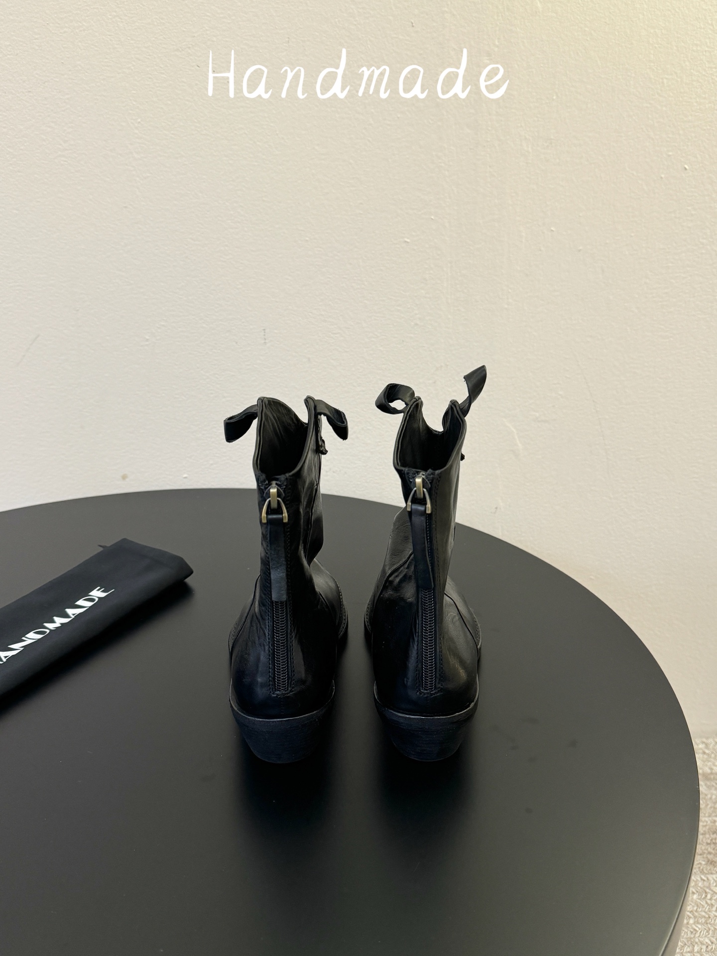 顶级 HANDMADE独家新品最高版本买手代购1:1完美复刻 短靴 原版开模真皮鞋底 原版套楦鞋型很大方 搭配各种风格都