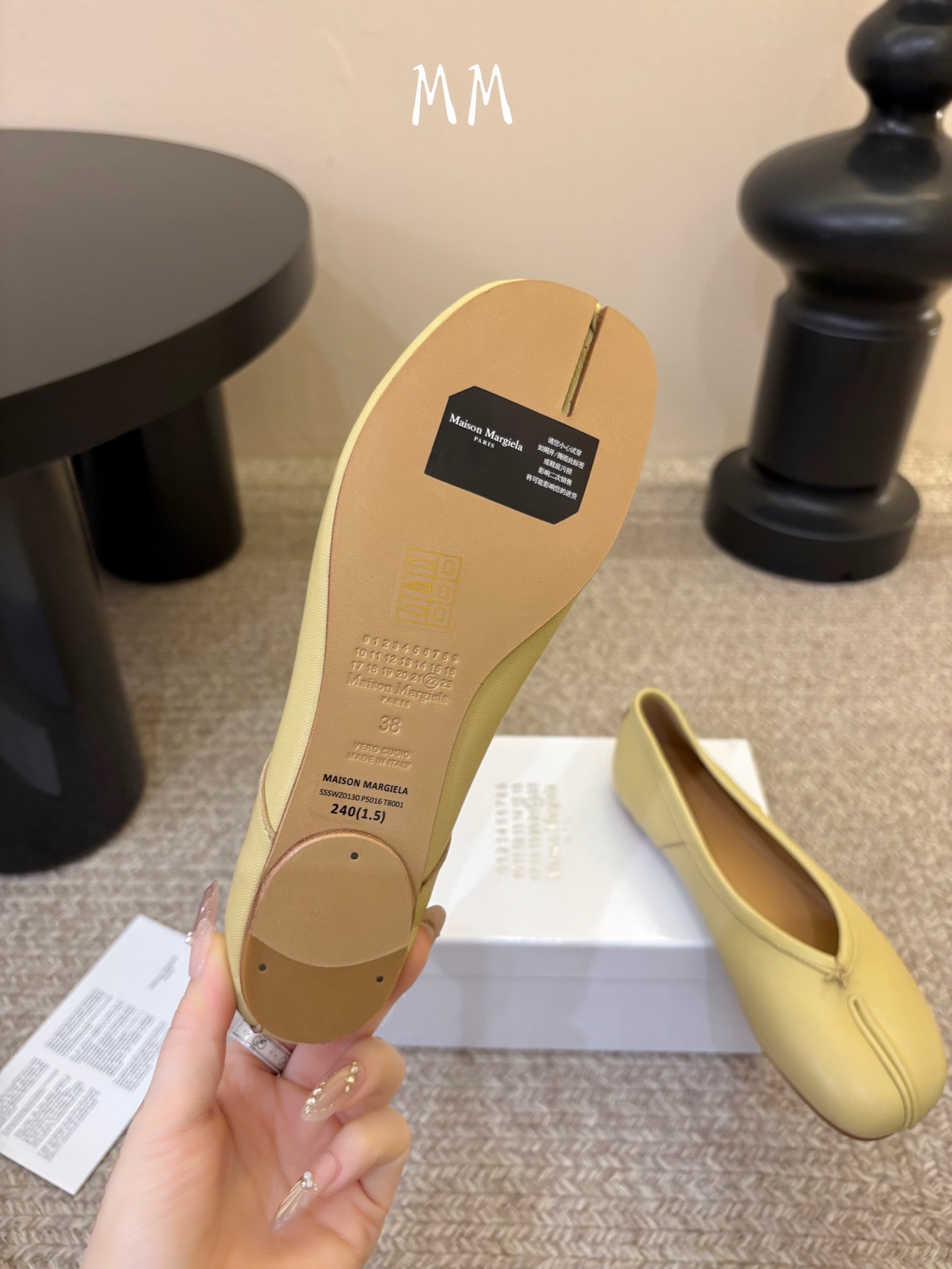 平底Maison Margiela·马吉拉 tabi褶皱芭蕾舞鞋 太火了！依旧保持的高水准出货！可以一直相信咱家的马吉拉